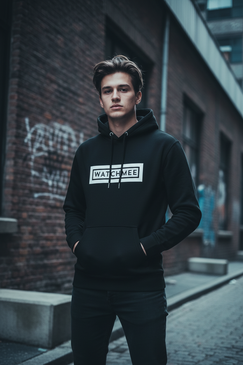 WATCHMEE Large Logo Unisex Hoodie